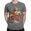 Sacred Heart of Jesus Divine Blessing Design Funny 100 Cotton TShirt Jesus Tees Tops For Unisex