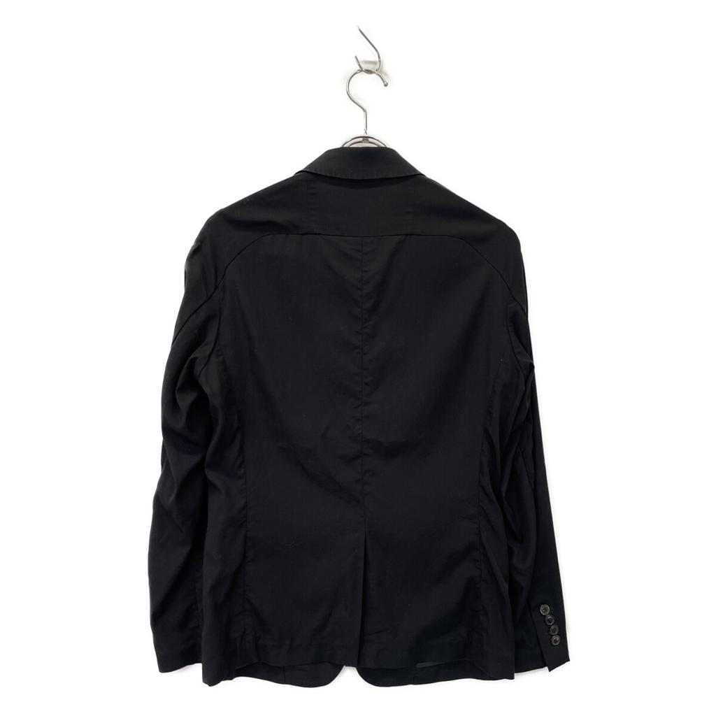 Jun hashimoto 1032010007 Черная куртка из твила Tencel стрейч Куртка 2 Темно-синий Поношенный