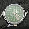 ВИНТАЖНЫЕ ВОССТАНОВЛЕННЫЕ ЧАСЫ SEIKO 5 АВТОМАТИЧЕСКИЕ ЯПОНСКИЕ МУЖСКИЕ ЧАСЫ С ЗЕЛЕНЫМ ЦИФЕРБЛАТОМ a440421-4