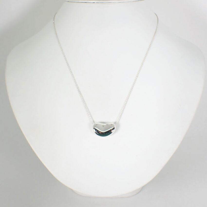 [Б/у] TIFFANY/Tiffany 925 кулон в виде боба/ожерелье/g462-94