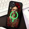 Модный Чехол для Телефона F-Frida K-KahlosS Для IPhone 17 16 15 14 13 12 11 Pro Max Plus Для Magsafe Магнитный Корпус