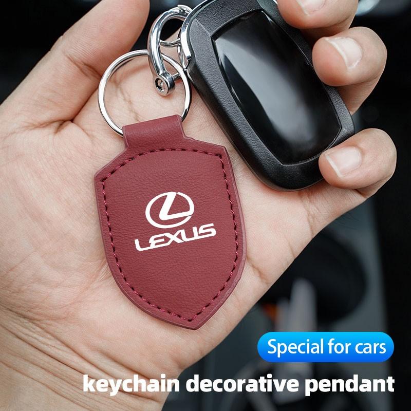 Fashion Car Keychain Rings Vintage Leather Zinc Alloy Key Chain For Lexus IS250 IS200 CT200h GS300 LS430 RX450h LX570 IS300 ES
