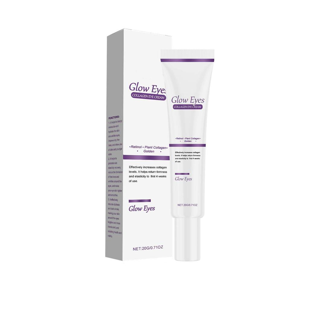 Коллагеновый крем для глаз Укрепляющий Увлажняющий и Гидратирующий Кожа вокруг глаз Нежный уход Питательный и Осветляющий Крем для глаз