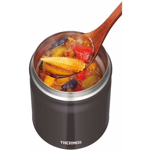 Thermos Термос для супа с вакуумной изоляцией, черный, 400 мл, JBT-400 BK