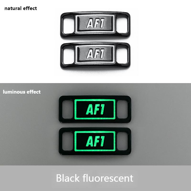 № 8, 2 шт., шнурки с флуоресцентной пряжкой для обуви, светящиеся шнурки для кроссовок AF1, аксессуары для обуви, декоративные шнурки