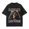 Calacas Chidas Gym Fitness Con Frases Sarcasticas Стираная футболка Мужская Женская Винтажные футболки Топы Повседневная Унисекс