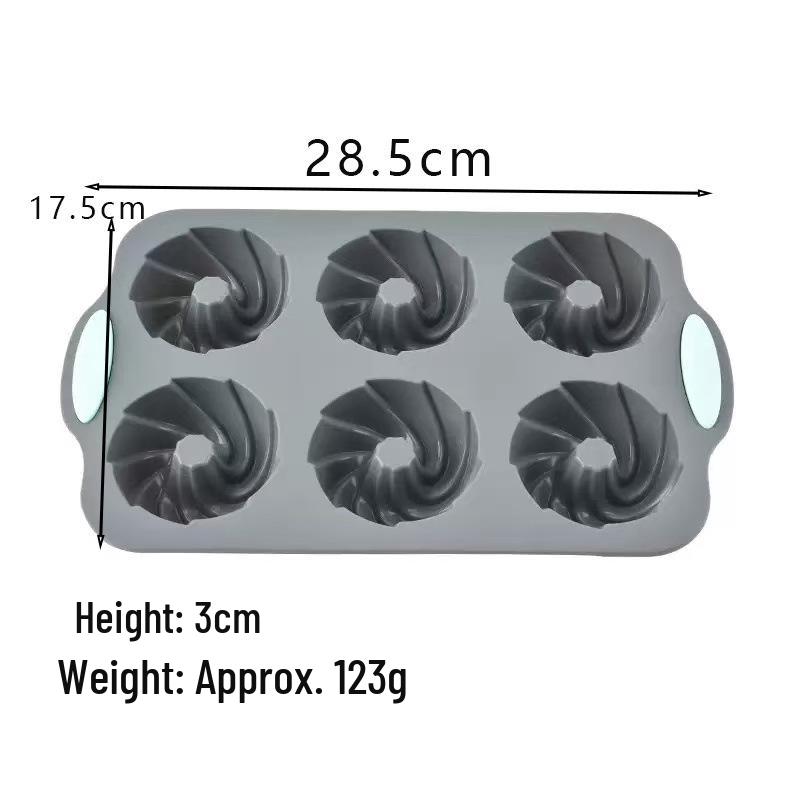 Силиконовая форма для торта, устойчивая к высоким температурам – Легкое извлечение для выпечки шифона, тостов, печенья и маффинов