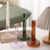 Креативный прозрачный стеклянный вертикальный подсвечник для дома, спальни, свадьбы, праздника, романтическое украшение для обеденного стола