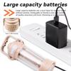 Outdoor Tent Night Light LED Camping Lantern Flashlight Rechargeable Bright Portable Light 6 Lighting Modes Waterproof with Hook