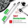 Strong Force Lever Breaker Bar 15in 18in Torque Wrench Steering Handle Repair Tool Strong Lever