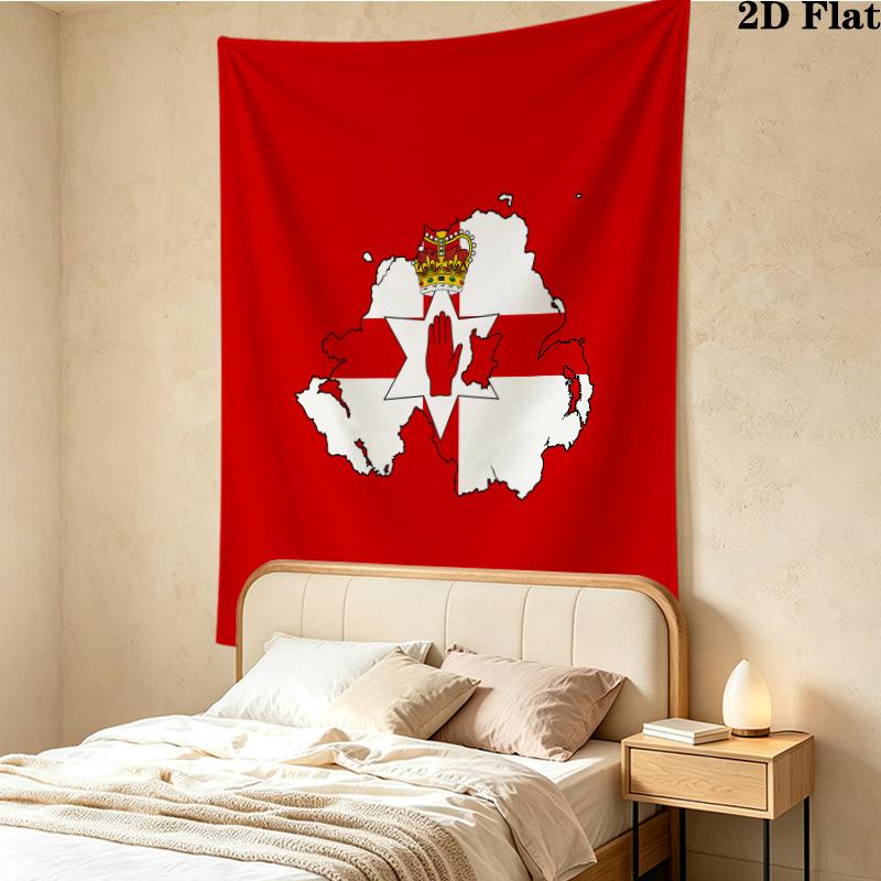 Ulster Wall Tapestry Aesthetic Wall Hanging Printed Fabric Blanket Decorative Tapestries For Bedroom Living Room Home Decor