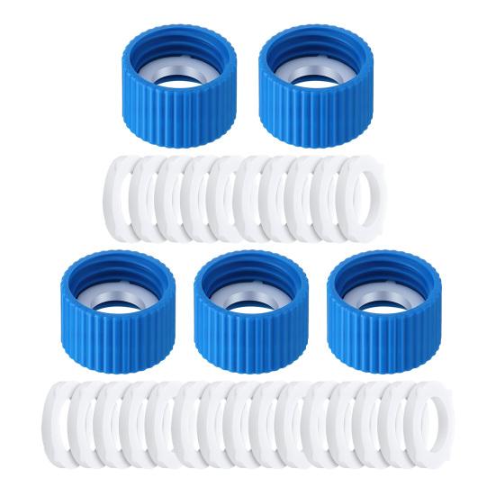 1/2/3/4/5/6 Наборов Комплект Муфт для Водяного Фильтра Походы Кемпинг 28 мм Наружная Резьба Водяные Фильтры Стандартные Пластиковые Бутылки Фильтрация Очистка Муфты