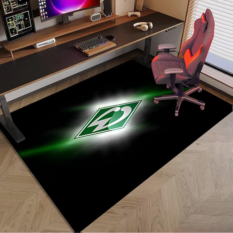 Werder Bremen football Area Rug Office rug, Chair Rug, Decor Carpet Livingroom bedroom Mat, Large Size Fan gifts Christmas gifts
