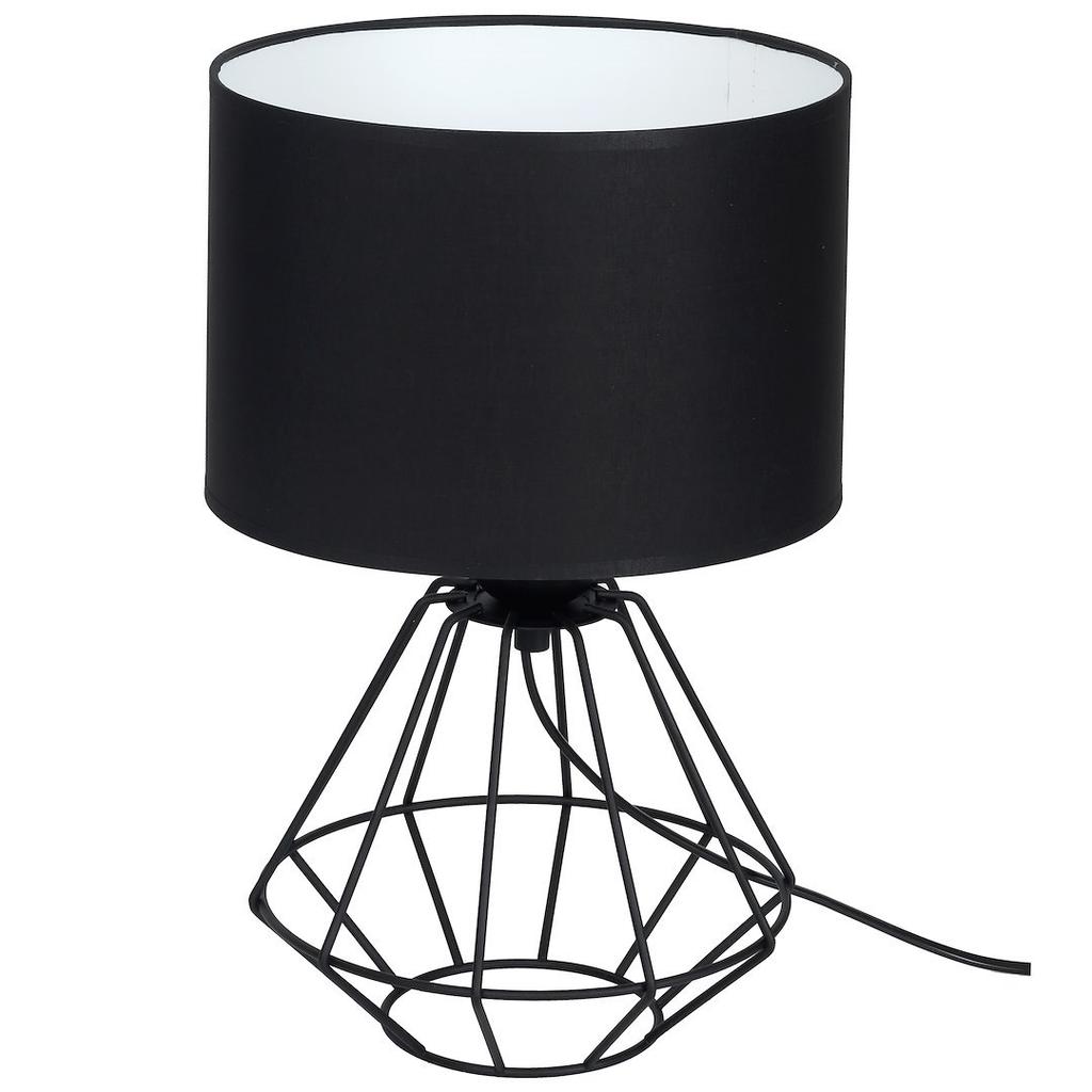 Lampa Stołowa Colin 1 E27 Czarny Milagro Mlp4792
