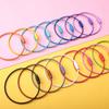 5/10pcs Screw DIY Rope Rotating Metal Material Key Ring Wire Ring Key Chain Buckle