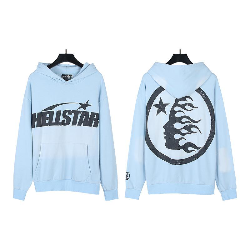 Новый бренд ellstar tide, уличный стиль, вода для стирки, старое худи, мужской и женский свитер для пар