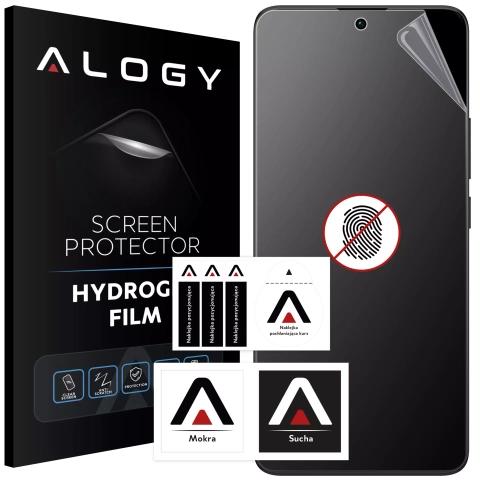 Folia "Matowa" Do Xiaomi Redmi Note 13 Pro+ 5G Hydrożelowa Alogy Hydroskin Matte Pro™ Na Ekran Do Etui "Bez Odcisku Palców"