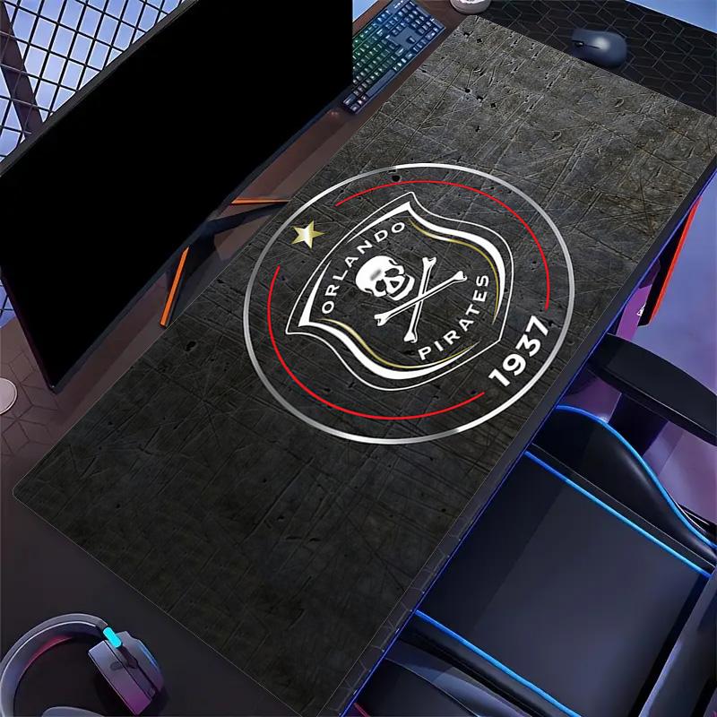 Orlando Pirates Print Cushion Non-slip Laptop Tablet Big Mousepad XXL Mat Mini PC Playmat With Lock edge