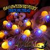 Waterproof Halloween Glowing Spiders Light Scary Realistic Illuminated Spiders Light Decorative LED Spiders Light