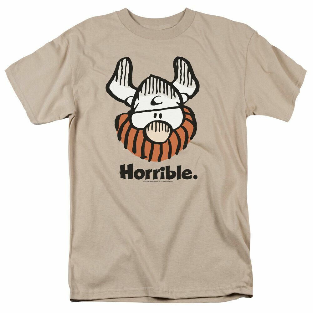 26 Hagar The Horrible Horrible T Shirt Mens Licensed Comic Strip Tee Sand Unisex T-Shirt