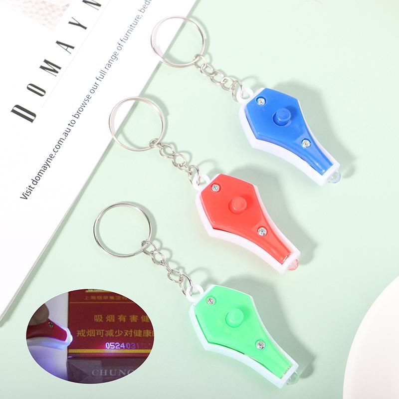 Инновационный и практичный фиолетовый световой детектор денег, светодиодный портативный брелок, симпатичная мини-ваза, ультрафиолетовый фонарик