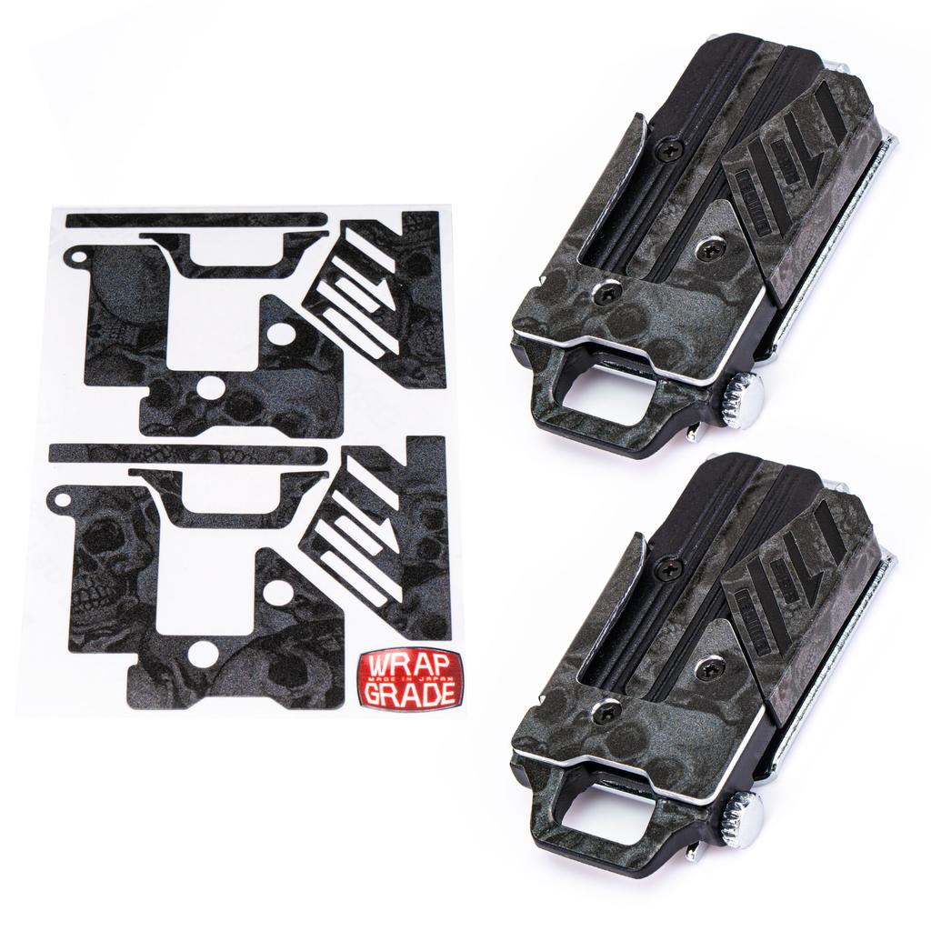 WRAPGRADE Tajima Metal Safety Custom Wrap for 2 Pieces (Coloration