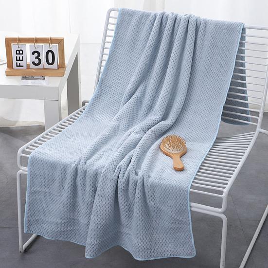 Банное полотенце из кораллового флиса высокой плотности, пушистое, быстро впитывающее воду, быстросохнущее, пляжное полотенце, полотенце для душа в отеле, пригодное для машинной стирки, полотенце для бассейна