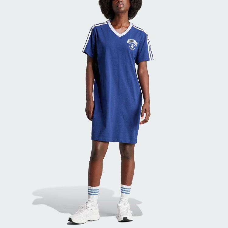 adidas Футболка Originals Vrct Graphic Tee Dress Women Dresses Dark-Blue IT9853