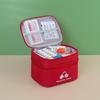 Large Capacity Double Layer Medicine Bag Portable Medicine Storage Bag Outdoor Travel Emergency Kits Organizer First Aid Kit