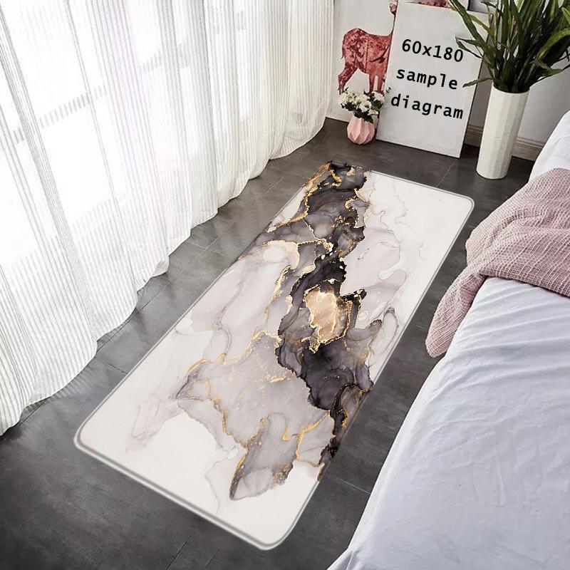 Door Mats Marble Pattern Interior Foot Rug Welcome Floor Mat for Entryway Soft Hallway Carpet Kitchen Rugs Fluffy Home Decor