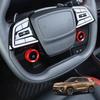 2PCS Car Interior Trim Aluminium Alloy Rotation Cover Trim Steering Wheel Covers For SSANGYONG ACTYON 2025 LHD RHD