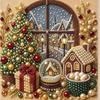 Handmade DIY Pearl Bead Art Set Gift Christmas Decor Christmas Painting Art Kit  Christmas