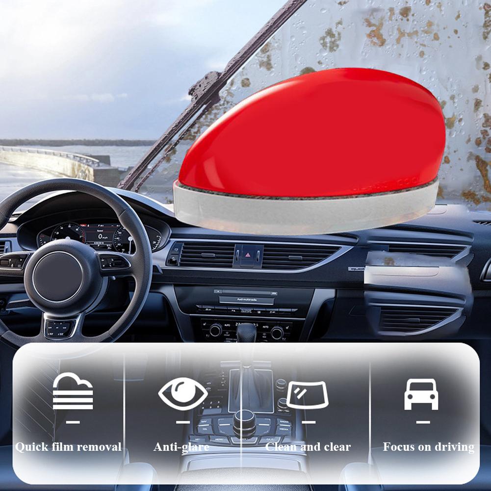 Car Glass Glossy Mouse Powerful Windshield Cleaner Oil Film Remover Cleaning Brush Window Coating Crystal Plating Agent