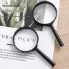 60mm Plastic Magnifying Glass for Home, Kids, Students, Seniors, Reading, Pictures, and Texts