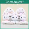 Rabbit Plush Soft Toy With Pp Cotton Filling For Decor And Gifts Doll Keychain