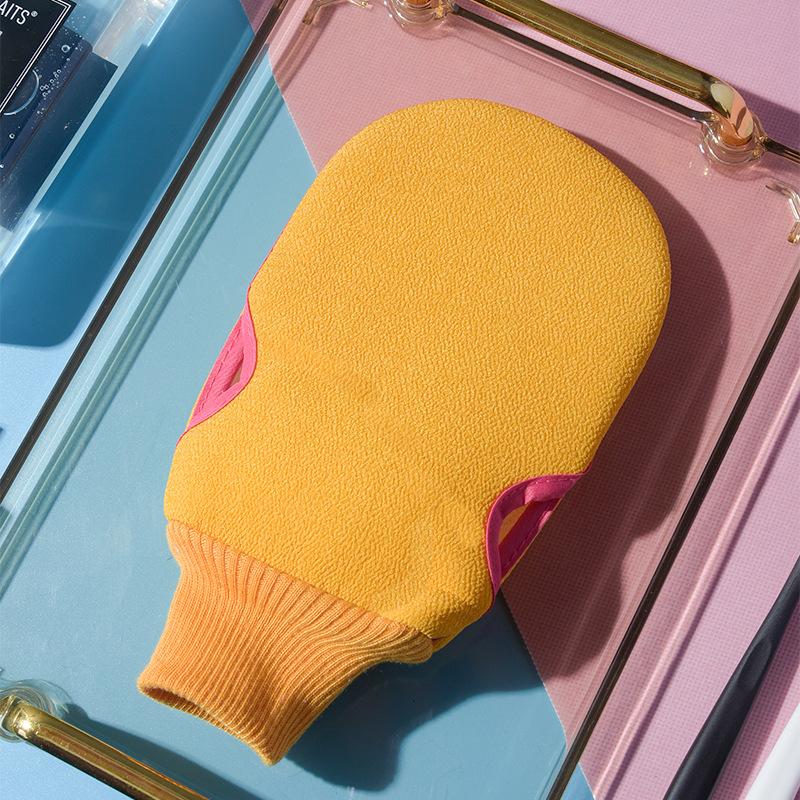 1 Pc Shower Spa Exfoliator Two-sided Bath Glove 4 Colors Body Cleaning Scrub Mitt Rub Dead Skin Removal Bathroom Products