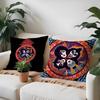 American Rock K-Kiss Band Pillow Case Anti-dustmite Pillow Invisible zipper silky short plush Sofa cushion cover