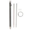 Mini Pen Pure Titanium EDC Portable Keychain Pen Sign Ballpoint Writing InstrumentGray