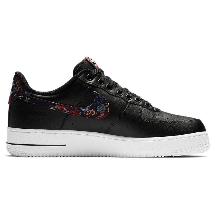 Nike Air Force 1 Low Черный Цветочный CZ7933-001