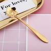 Dessert Mixing Spoon Stainless Steel Tableware Cutlery Set Flower Spoon Set Teaspoon Soup Spoon