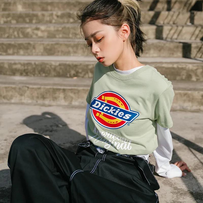Dickies SS21 T Shirt Women's Gray Green (Unisex) T-Shirts DK007386B73