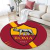 Associazione Sportiva Roma2,Round Area Rug,Carpet Rug for Living Room Bedroom Sofa Playroom Decor,Non-slip Floor Mat