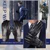 Thickened PU Leather Gloves Thermal Fleece Winter Gloves New Touch Screen Gloves  Skiing