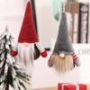 Christmas Gnome Doll Scandinavian Tomte Santa Figurine Plush Elf Toy Outdoor Yard Balcony Mini Decor