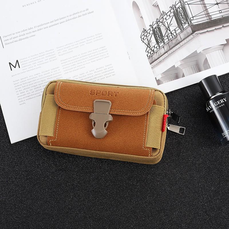 Мужской многофункциональный модный чехол для телефона из ткани Оксфорд с ремнем, утолщенный дизайн