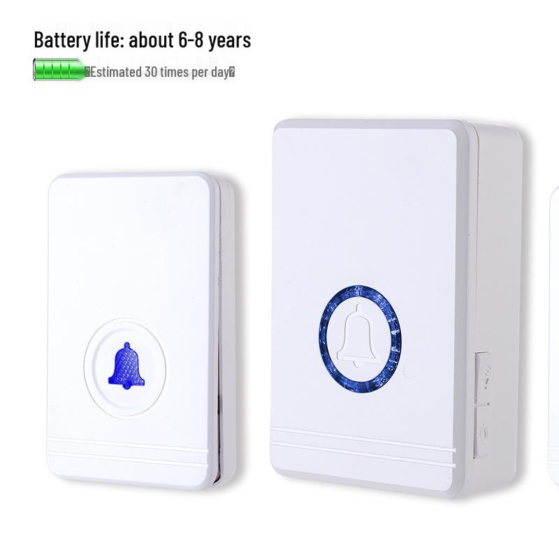 Customizable Wireless Doorbell with Long-Distance Remote Control and Personalized Packaging for Home & Apartment