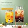 Glass Beverage Dispenser with Tap