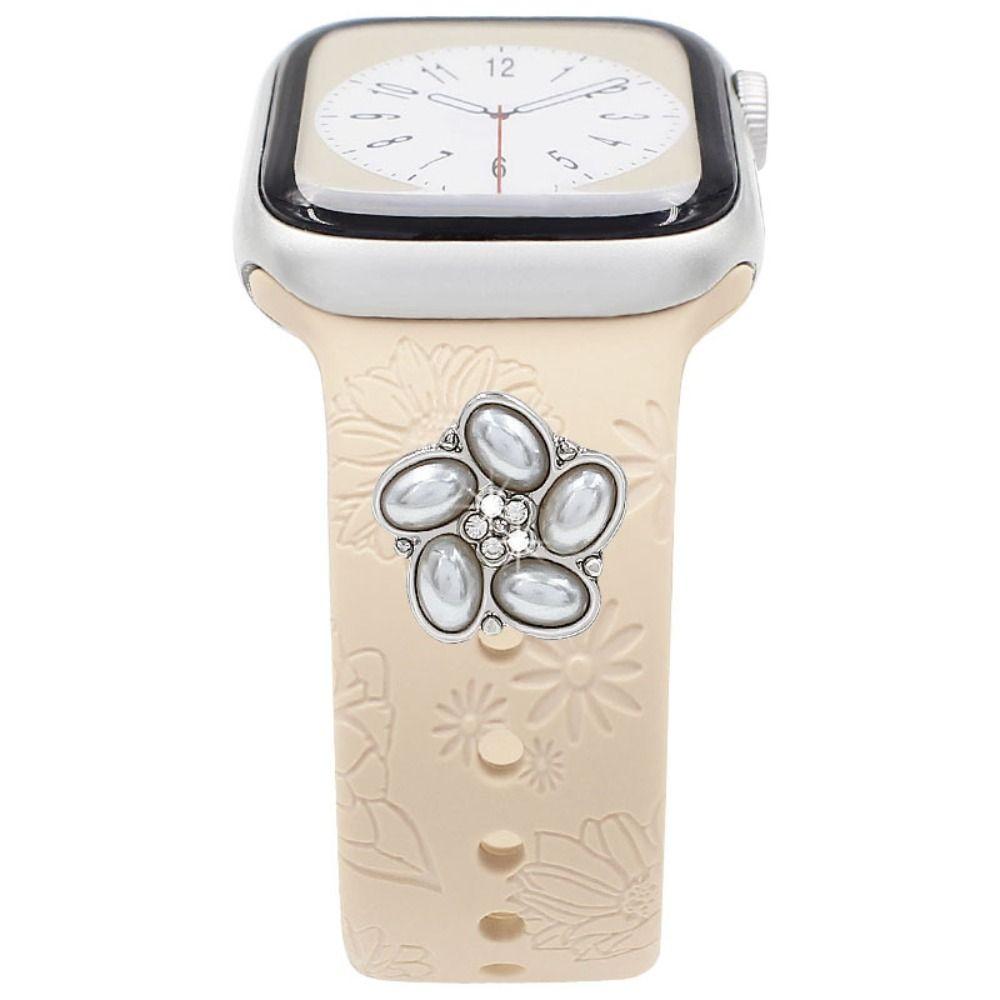 Металлический браслет для часов, украшение, брошь, декоративное кольцо, наручные подвески для аксессуаров для ремешка Iwatch