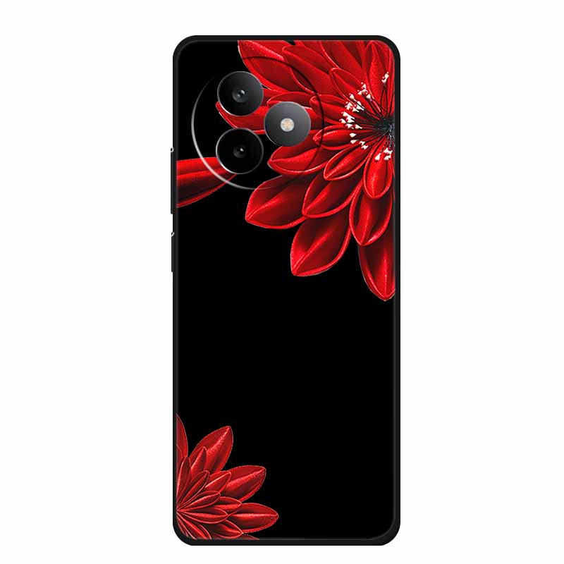Чехол для телефона Xiaomi Redmi K80 Ultra Чехол Мягкий Черный Силикон Мультяшный Кот ТПУ Funda Для Redmi K 80 Ultra Чехол Coque 6.83" Корпус