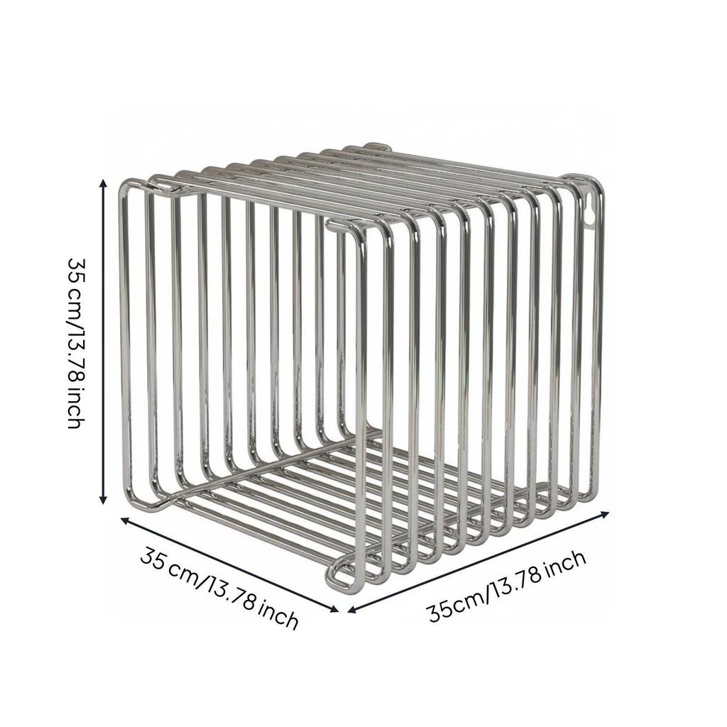 Modern Iron Shelf Wall Mountable Minimalist Metal Furniture Multi Purpose